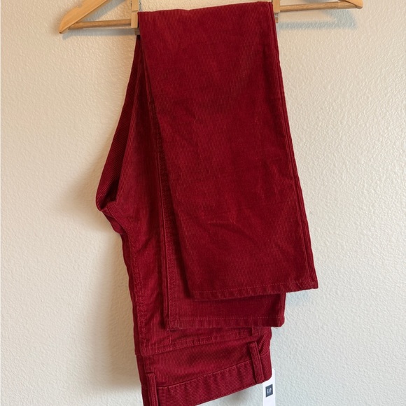 GAP Boys' Red Slim Straight Fit Corduroy Pants - Picture 4 of 9